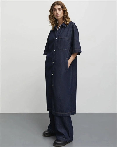 Violet Cosy Denim Kjole - Mads Nørgaard